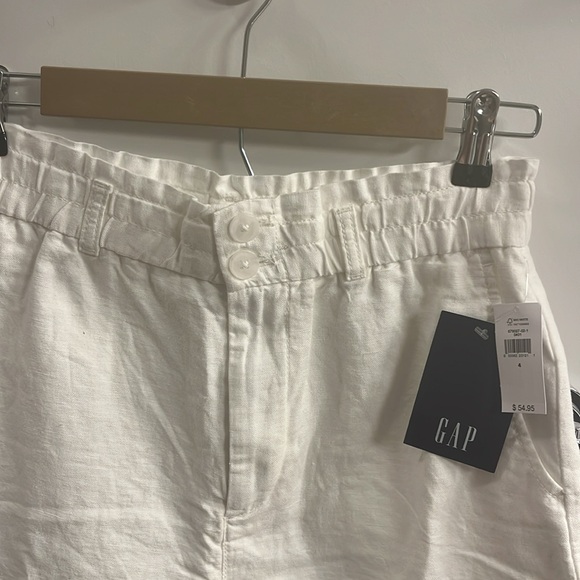 NWT GAP Linen Paper Bag Shorts - Picture 2 of 5
